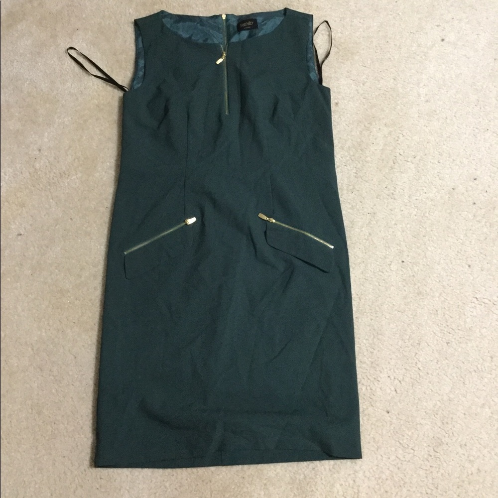 Dark green dress